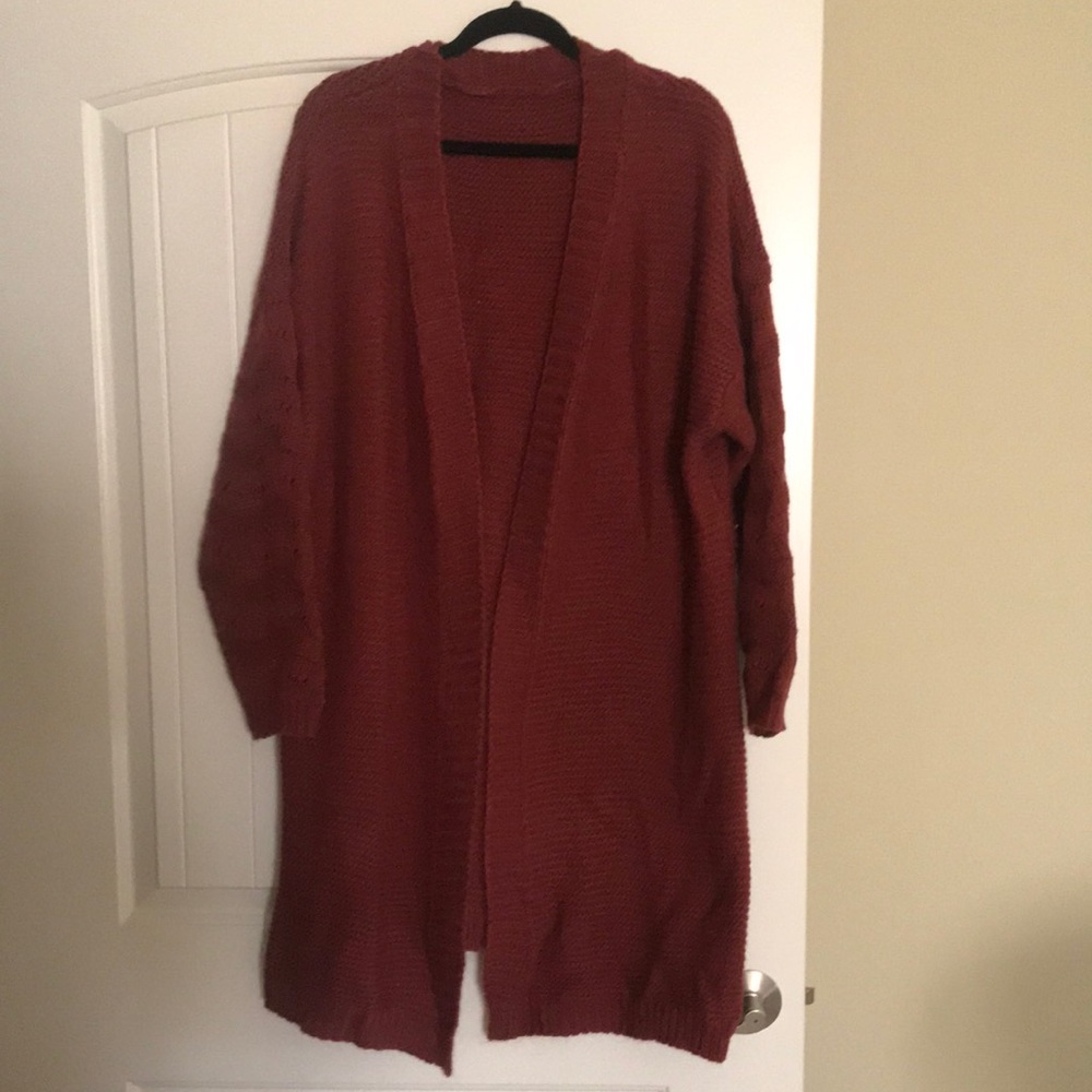 Cable knit sweater